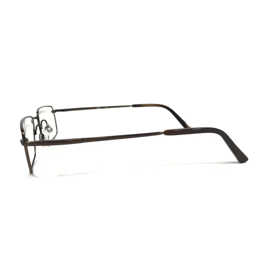 Altair Eyeglasses Frames A4004 BARK Brown Rectangular Full Rim 53-18-140